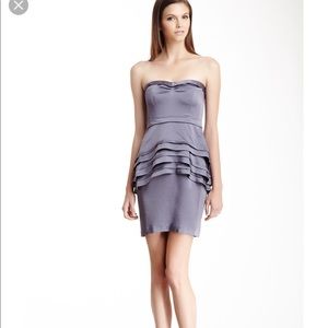 BCBGMaxazria : AURELIA Strapless dress in Dewberry